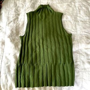 J. Crew Sleeveless Mock Turtleneck